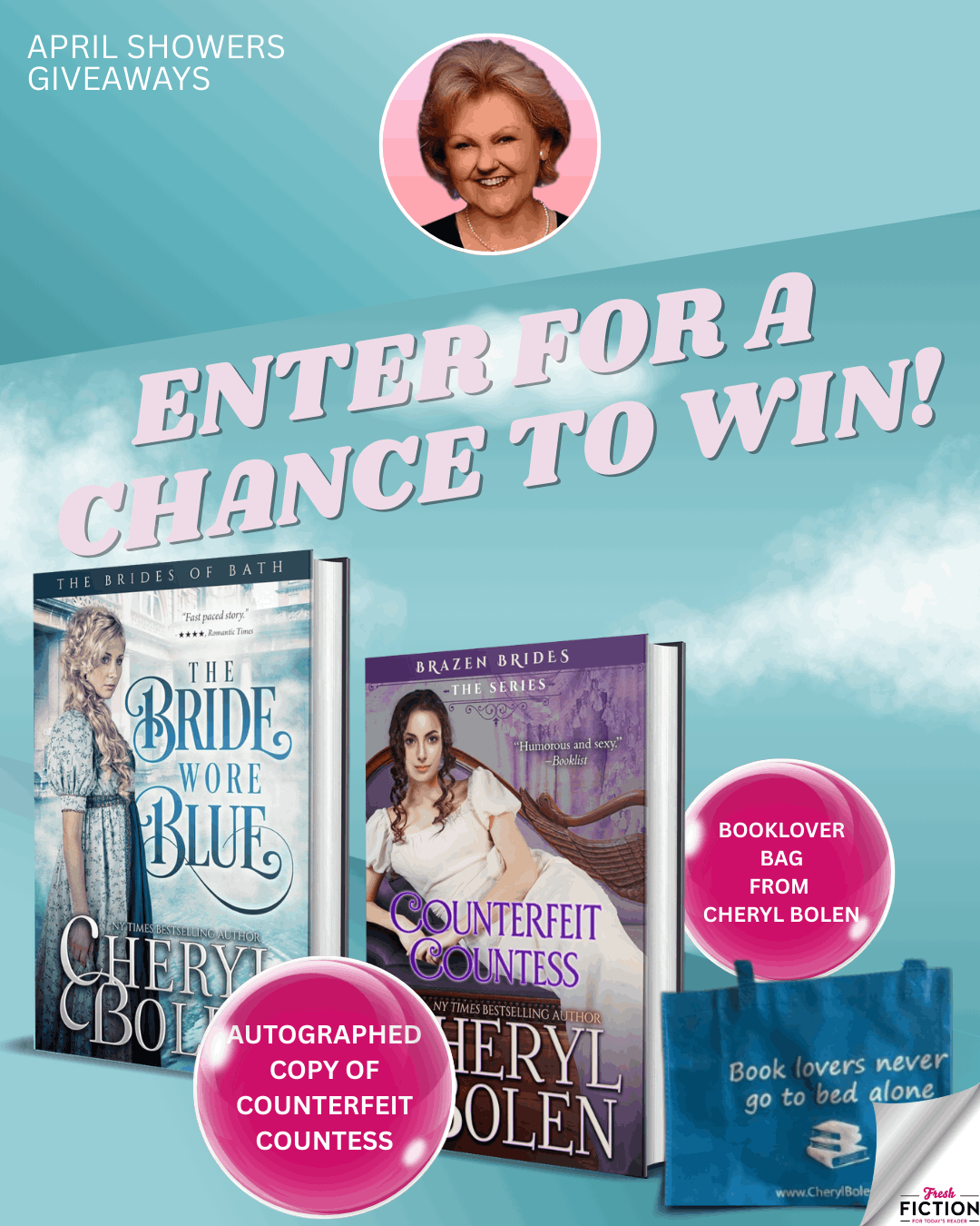 Win Romance, Scandal & a Booklover’s Bag from Cheryl Bolen!