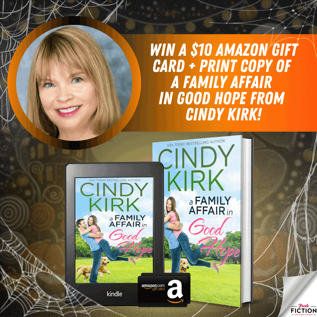 Win a Heartwarming Romance & $10 Amazon Gift Card from Cindy Kirk! Enter Now!