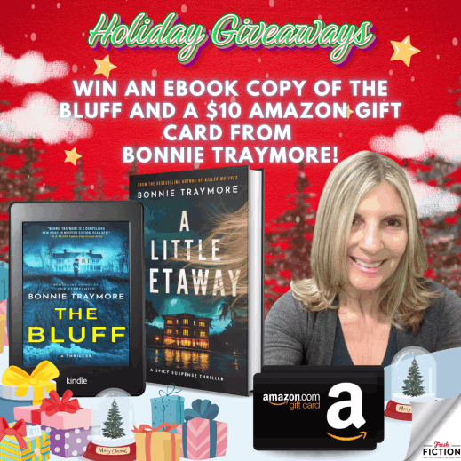 Holiday Giveaway from Bonnie Traymore: Win ebook copy of THE BLUFF and $10 Amazon GC! Enter now!