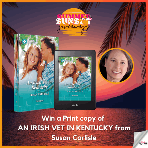 Saddle Up for a Prize: Win a Print Copy of AN IRISH VET IN KENTUCKY from Susan Carlisle!