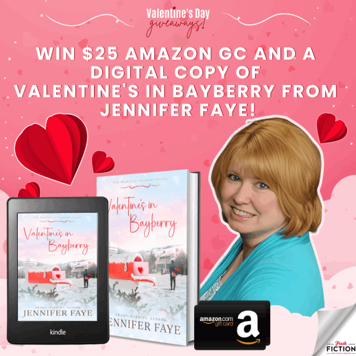 Celebrate Valentine’s Early – $25 Amazon Gift Card + Romance from Jennifer Faye!